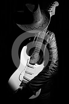 Guitarist portrait