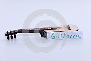 Guitarra, Spanish word for Guitar in English photo