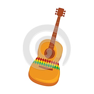 guitarron. Vector illustration decorative design