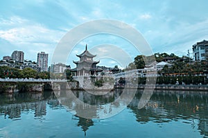 Jiaxiu Pavilion view, Guiyang, China photo