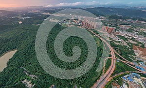 Guiyang forest park Aerial scenery