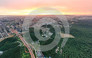 Guiyang forest park Aerial scenery