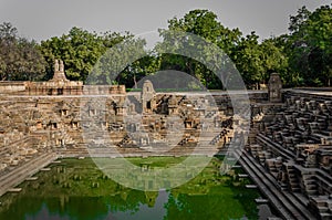 Step Well known as Suryakund near Sun Temple, Modhera Gujarat.