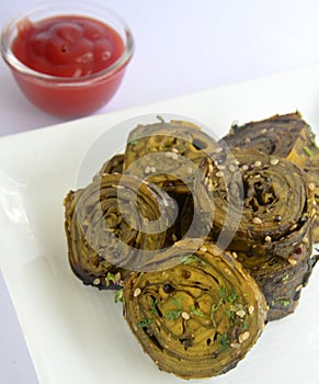 Gujarati Snack Patra photo