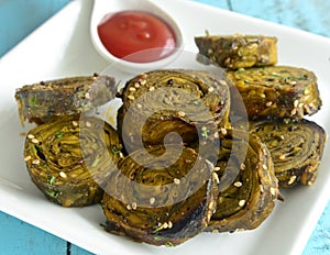 Gujarati Snack Patra photo