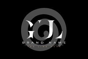 GUL abstract letter logo design