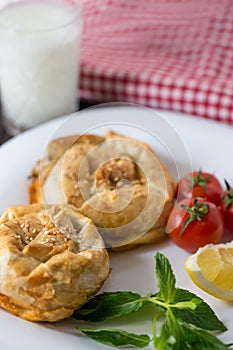 Gul borek and ayran