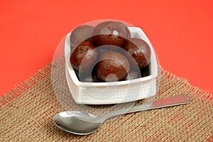 Gulab Jam or Gulab Jamoon an Indian sweet