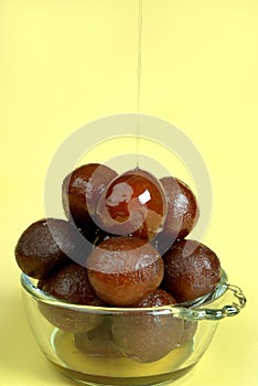 Gulab Jam or Gulab Jamoon an Indian sweet