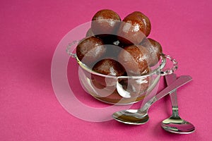 Gulab Jam or Gulab Jamoon an Indian sweet