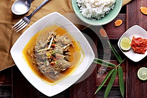 Gulai kambing photo