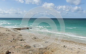 Gulf of Aden from the north coast, beach