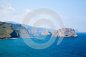 Gulf of Biscay cliffs landscape, Spain photo