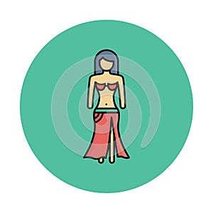 Gulf dance Isolated Vector icon that can be easily modified or edited