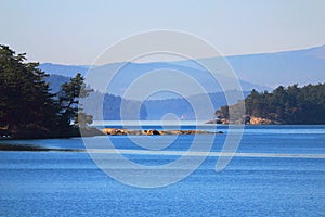 Gulf Islands National Park and Reserve at Winter Cove on Saturna Island, British Columbia, Canada