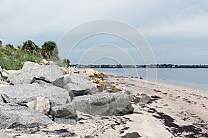 The Gulf of Mexico Coast in Fred Howard Park, Florida, USA
