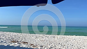 The Gulf of Mexico on an isolated private beach near Watercolor, Florida