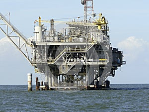 Gulf of Mexico Offshore Oil Rig