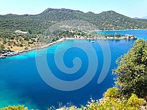 Gulf near the Turkish city of Kas