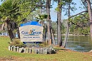 Gulf Shores Alabama Road Sign