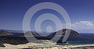 Gulf of Tadjourah and Le Goubet view in Djibouti photo