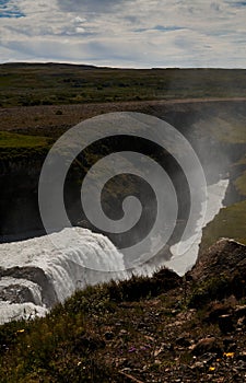 gulfoss during midday