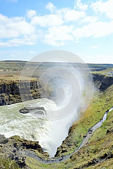 Gulfoss waterfall