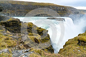 Gulfoss Waterfall in Iceland