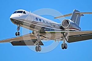 Gulfstream IV G450 Private Jet Close Up View