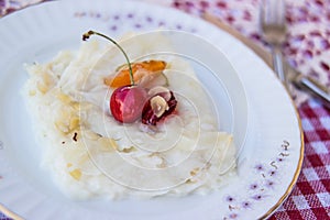 Gullac / Turkish Traditional Ramadan Dessert