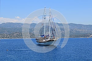 Gullet sailing photo