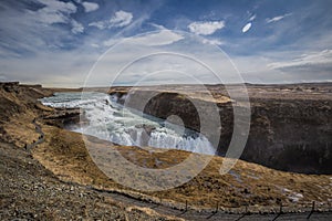 Gullfoss, the biggest waterfall of Iceland