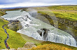 Gullfoss Waterfall Golden Circle Iceland