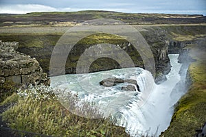 Gullfoss Waterfall in Iceland