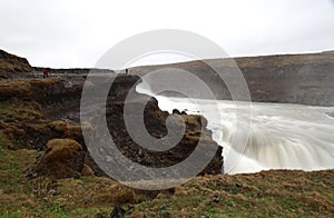 Gullfoss waterfall , Iceland