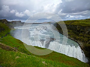 Gullfoss waterfall in Iceland