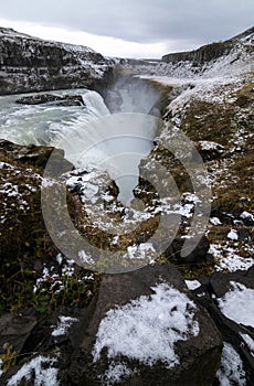 Gullfoss waterfalls in the Golden Circle, Iceland