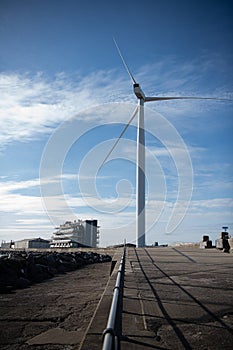 Gulliver, the wind turbine at Ness Point in Lowestoft photo