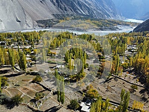 Gulmit Gojal Hunza Gilgit Baltistan northern Pakistan during Autumn