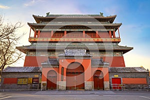 Gulou Drum Tower in Beijing, China