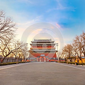 Gulou Drum Tower in Beijing, China