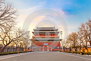 Gulou Drum Tower in Beijing, China