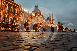 Gum and Red Square in Moscow