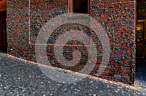 Gum Wall in Pike Market in downtown Seattle