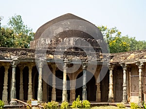 Gumbad of old Mosque, Malik Mughis Masjid at Mandu.