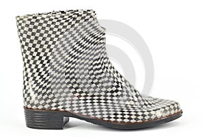 Gumboot on white