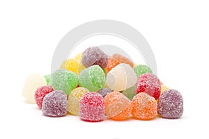 Gumdrops on a White Background