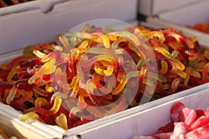 Gummy candies. Jelly img