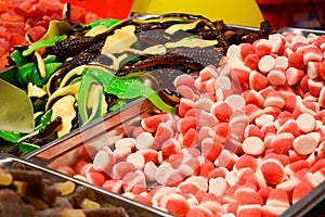 gummy candies at the market