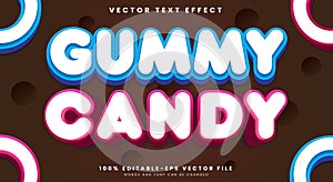 Gummy Candy editable text effect Template